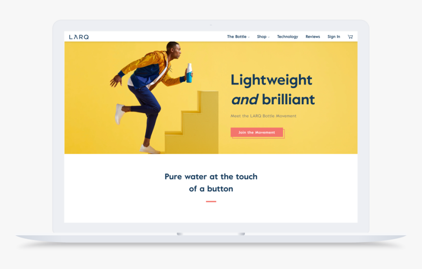 Larq Case Study - Online Advertising, HD Png Download