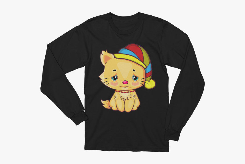 Unisex Cute Kitten Long Sleeve T-shirt - Bastion Overwatch Shirt, HD Png Download