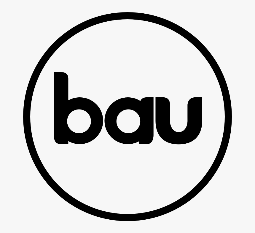 Bau Logo In Black With Black Oval Border - Bau Icon, HD Png Download