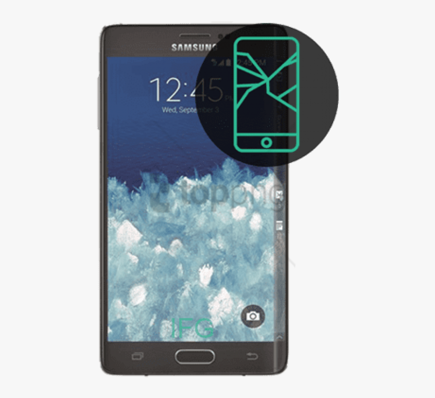 When The Glass On Your Galaxy Note Edge Active Cracks - Sam Sung Galaxy Note Edge, HD Png Download