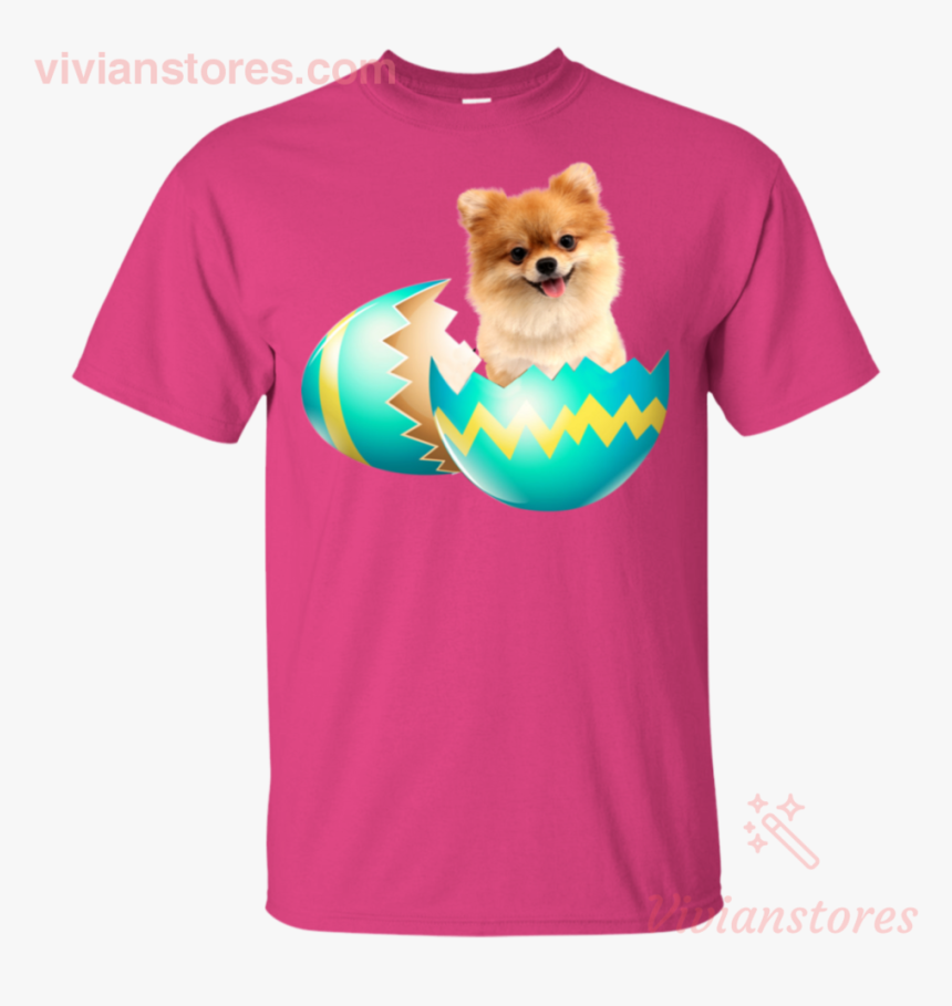 Dog Easter Cute Pomeranian Egg Gift Shirt For Easter, HD Png Download