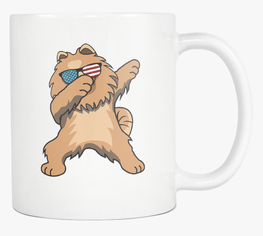 Dabbing Pomeranian Dog America Flag - Grizzly Bear, HD Png Download
