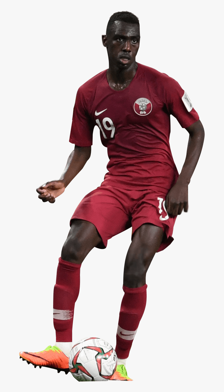 Almoez Ali render - Soccer Player, HD Png Download