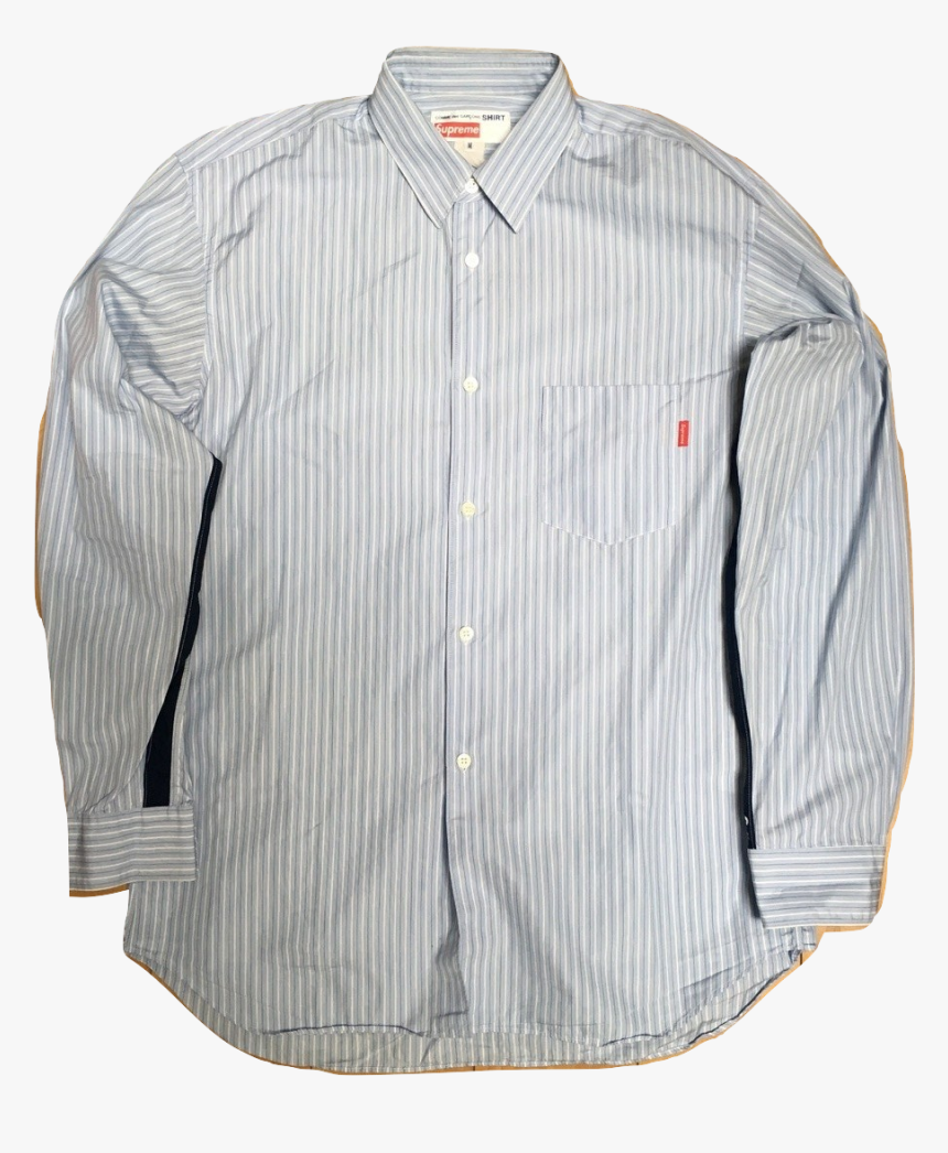 Supreme X Commes Des Garcon Button Down Shirt - Button, HD Png Download