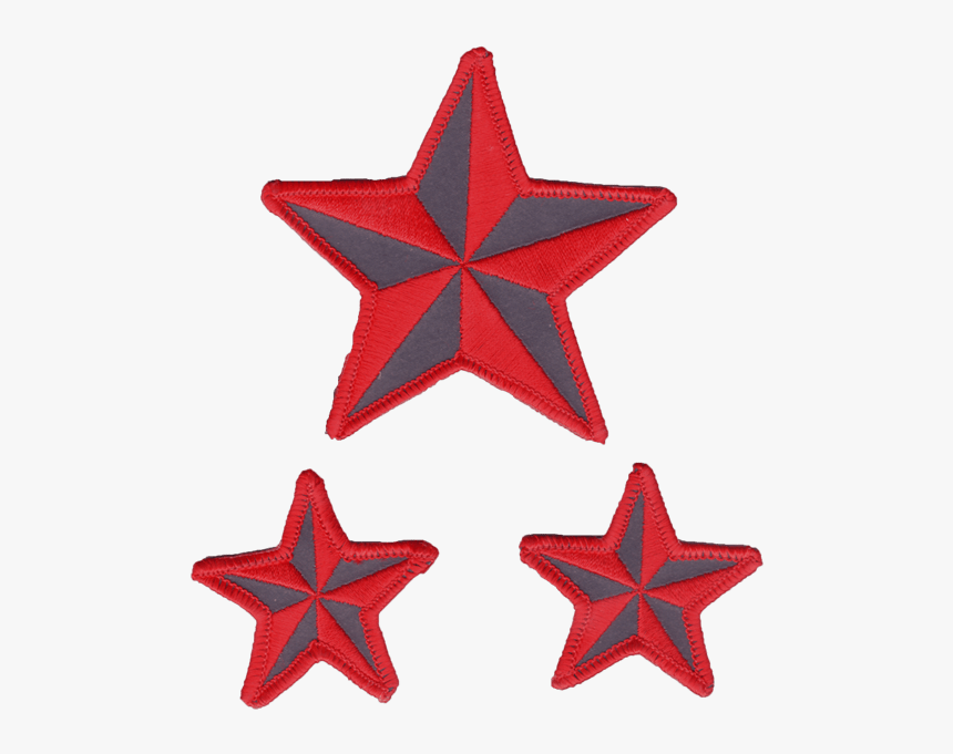 Nautical Stars Reflective Embroidered Patch - Plan A Insurance, HD Png Download