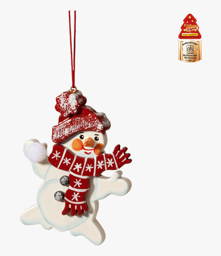 Snowman With Scarf - Christmas Day, HD Png Download
