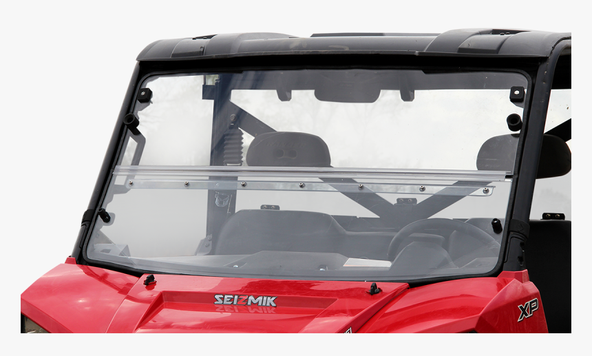 Seizmik Clear Versa Fold Utv Windshield For 15-17 Polaris - Polaris Ranger Flip Open Windshield, HD Png Download
