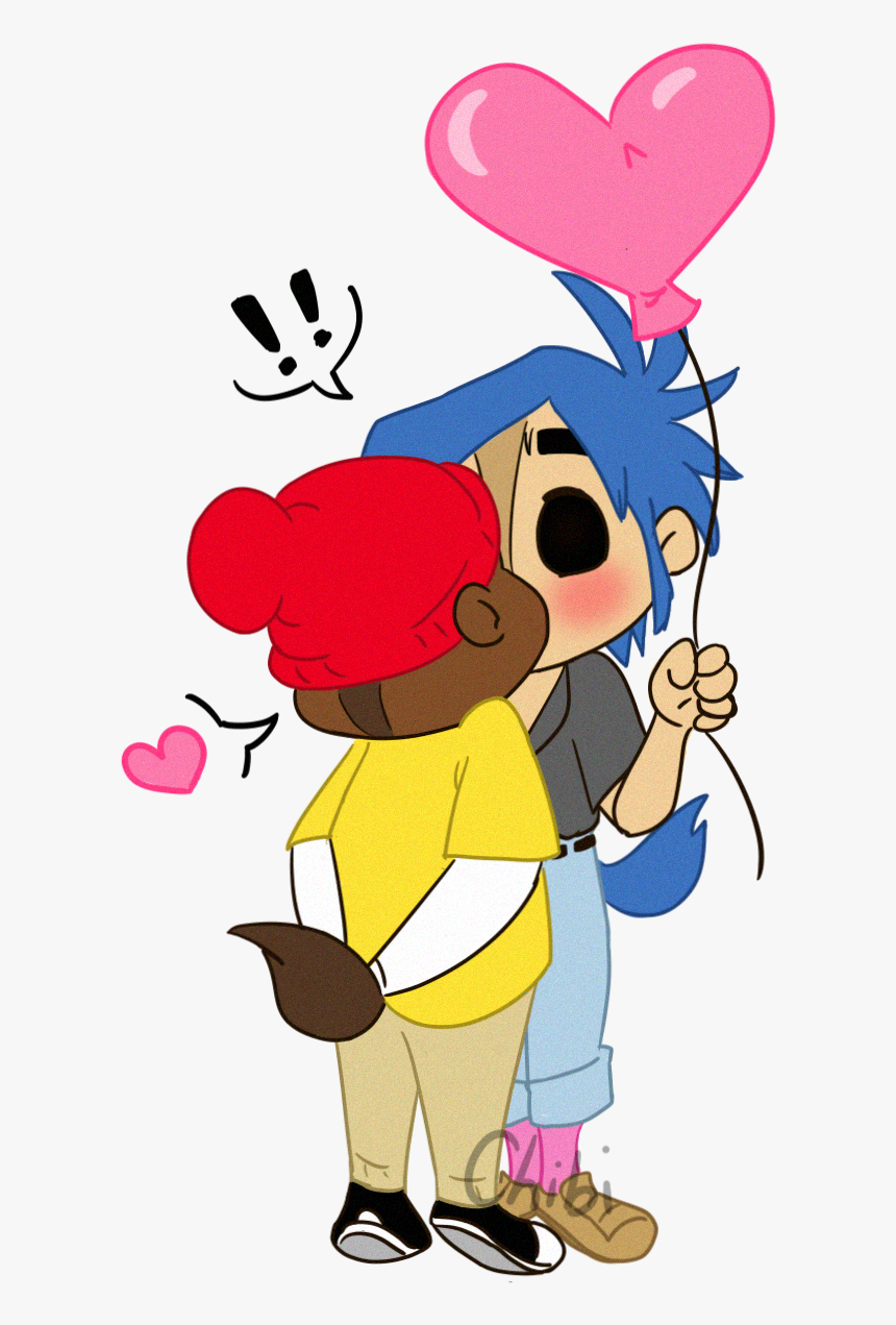 In My Chipmunk Gorillaz Au 2d And Russel Are 100% Boyfriends - Gorillaz Chipmunks, HD Png Download
