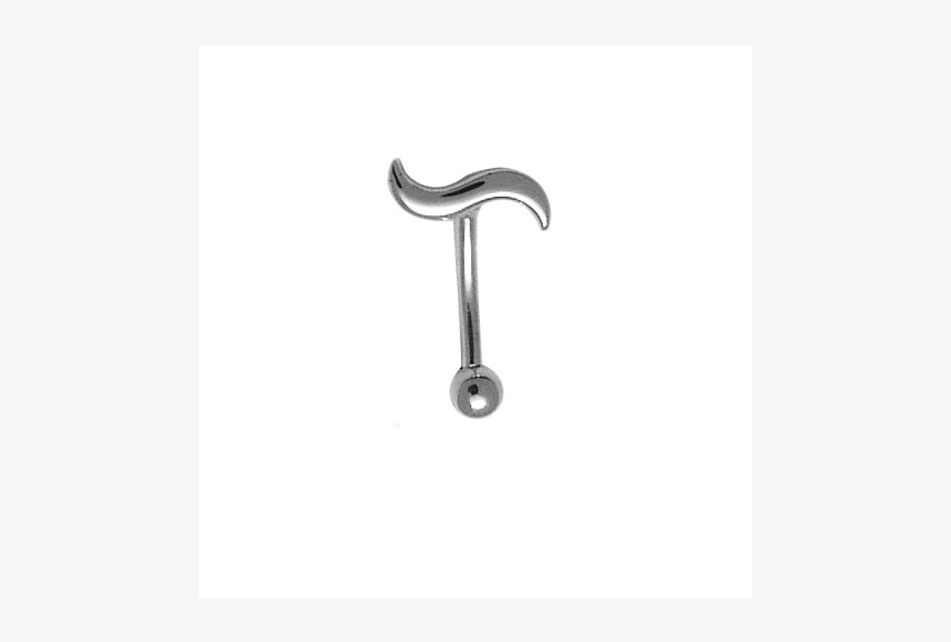 Eyebrow Piercing Png - Hook, Transparent Png