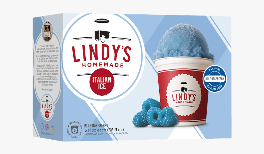 Blue Raspberry Lindy's Italian Ice, HD Png Download
