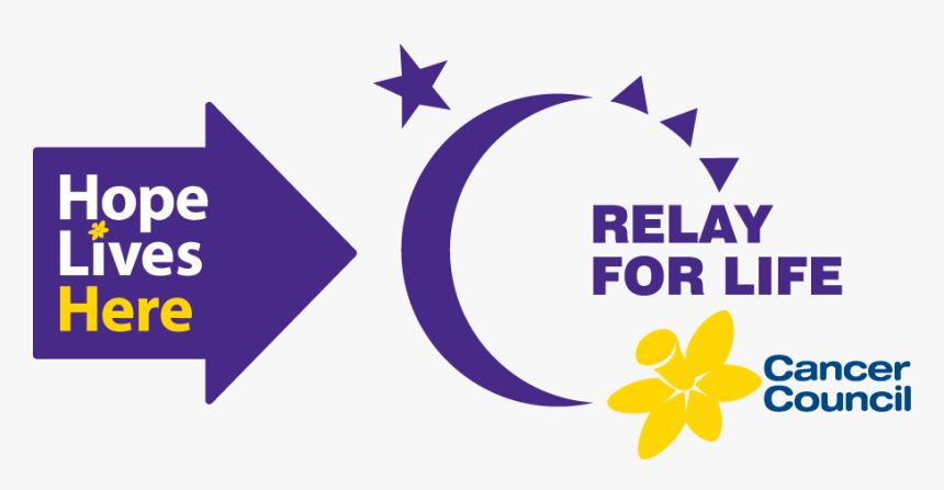 Rfl Hope Lives Here - Cancer Council Relay For Life, HD Png Download