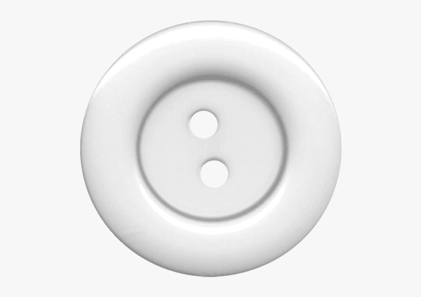 White Cloth Button With 2 Hole - Sniper Scope View, HD Png Download
