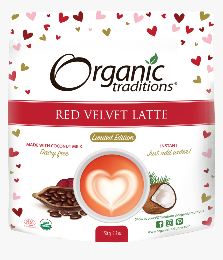 Organic Traditions Holiday Spice Latte, HD Png Download