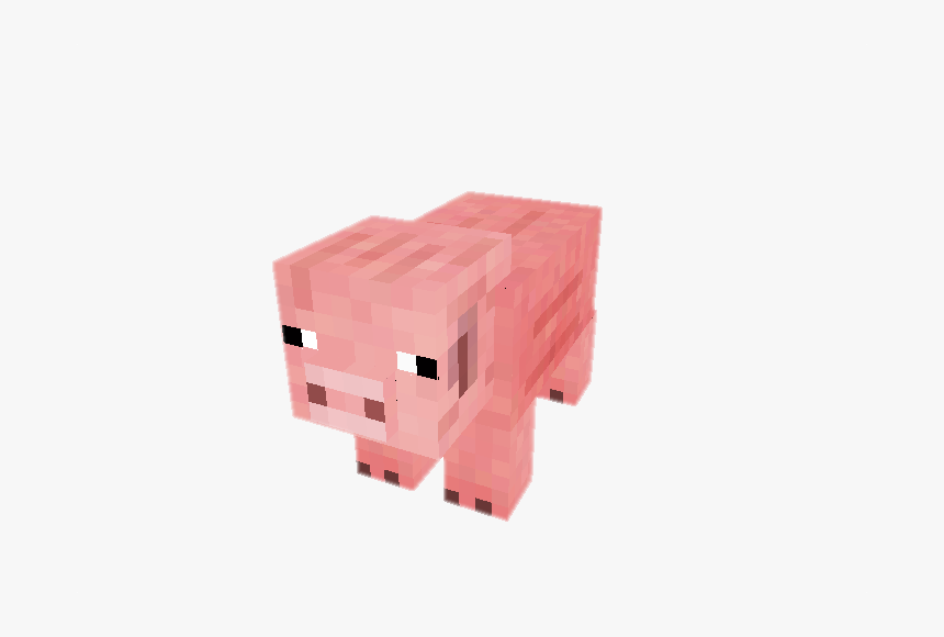Aw Man - Baby Pig Minecraft Png, Transparent Png