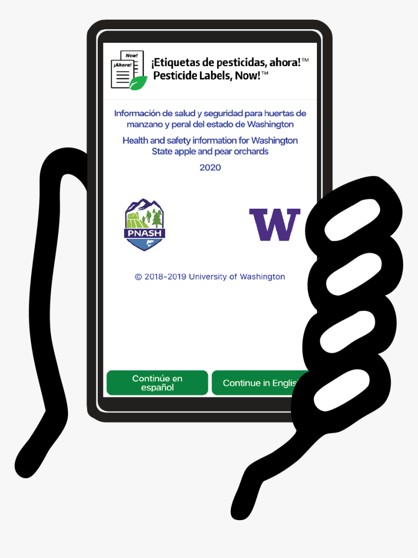 Hand Icon Holding Mobile Phone With Pesticide Safety - Mobile Device, HD Png Download
