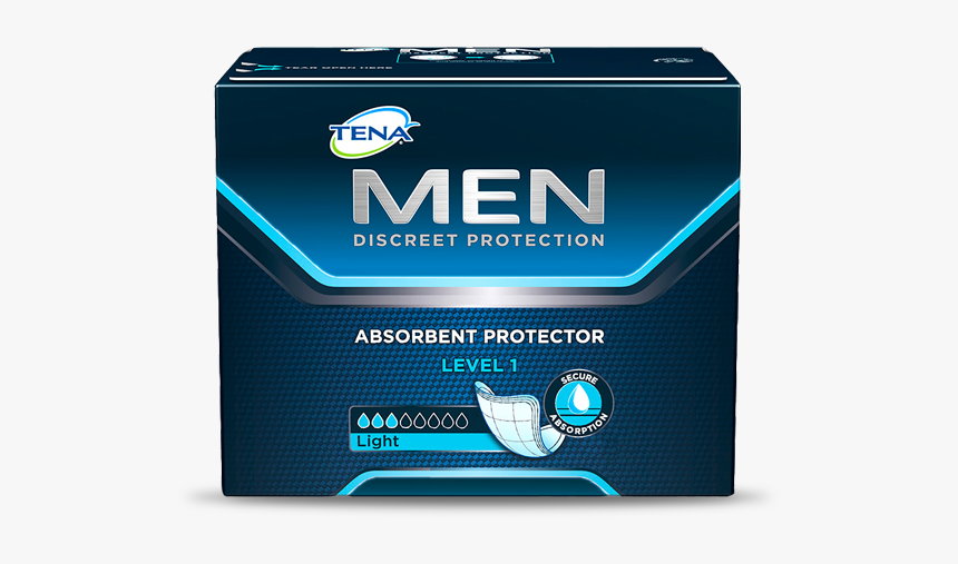 Male Incontience Pads, Tena Men Guards, Male Guards, - Pads For Men, HD Png Download