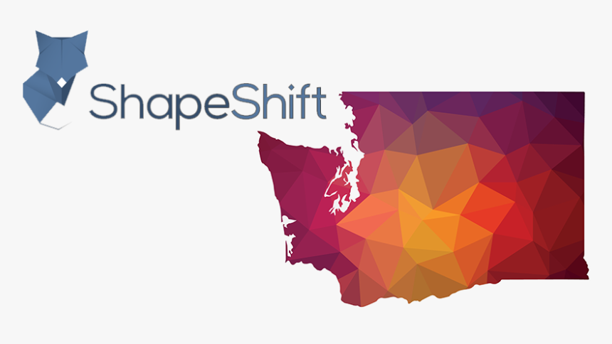 Washington State Border Map, HD Png Download