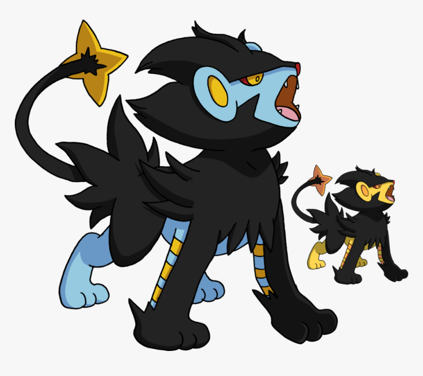 Shiny Luxray Vs Luxray , Png Download - Shiny Luxray Vs Normal, Transparent Png