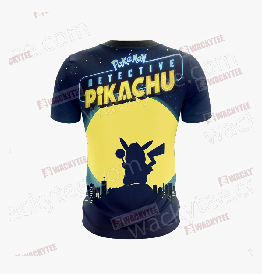 Tee Shirt Detective Pikachu, HD Png Download