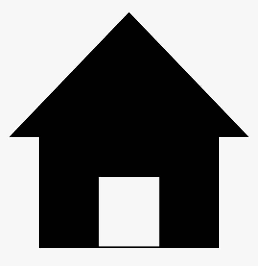 －home Colour - House Icon Black Png, Transparent Png
