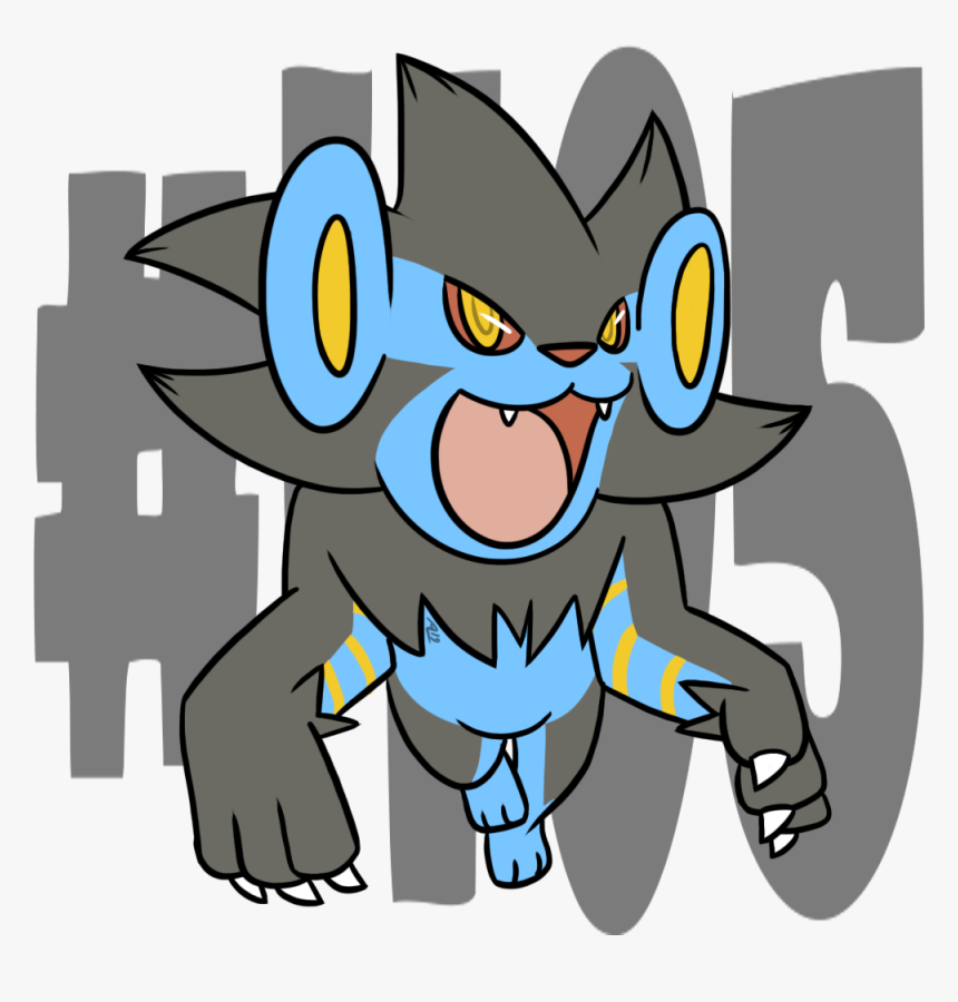 405 Luxray - Cartoon, HD Png Download