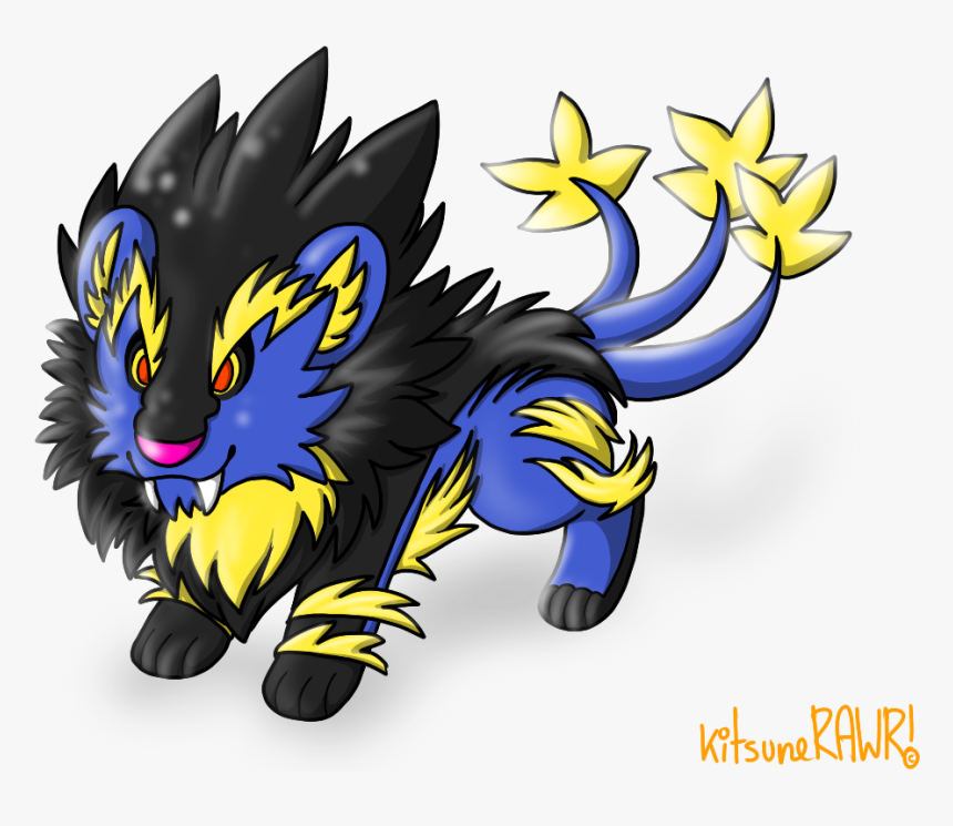 Mega Luxray - Cartoon, HD Png Download