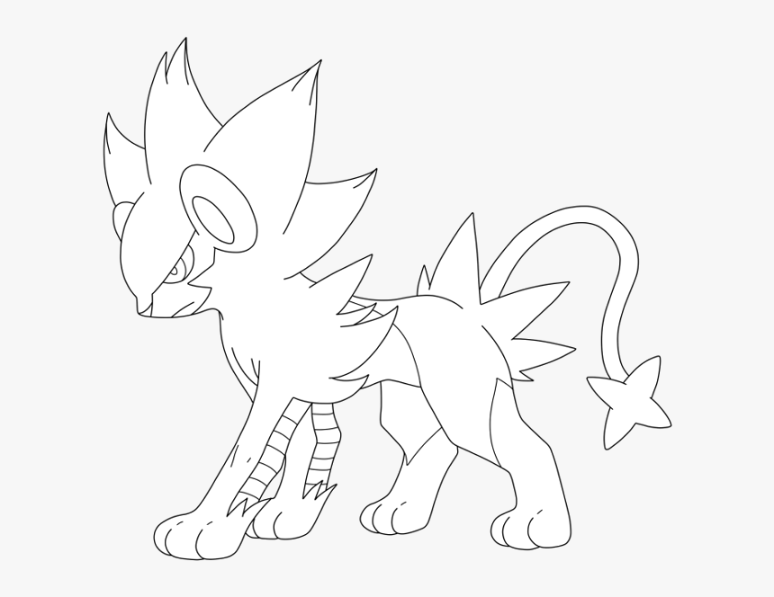 Pokemon Gen 4 Luxray, HD Png Download