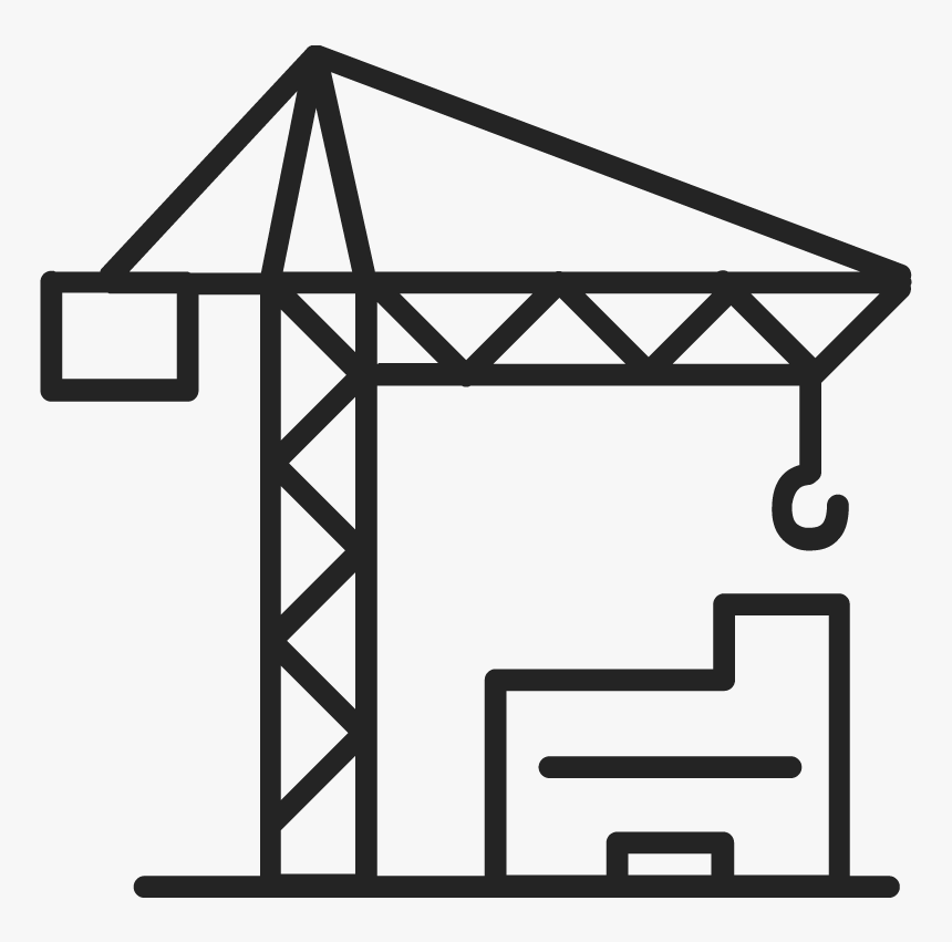 Real Estate Icon - Construcción Vector, HD Png Download