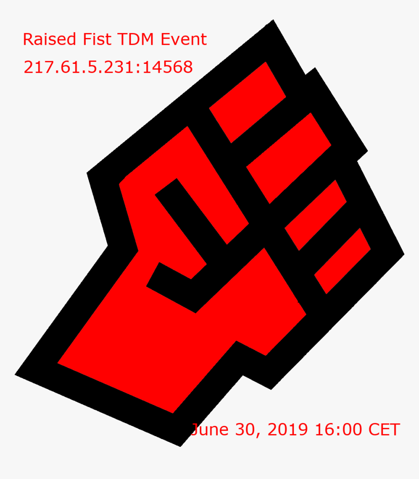 Raised Fist Tournament Edition V0 - Vector Graphics, HD Png Download