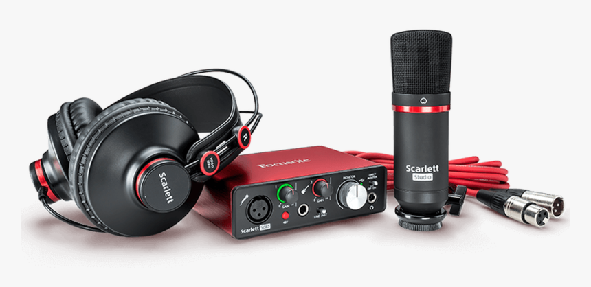 Focusrite Scarlett Solo Studio - Focusrite Scarlett Solo Pack, HD Png Download