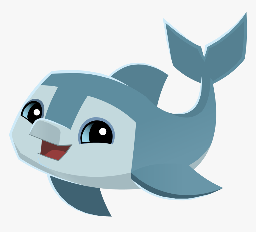 Png Library Download Image Blue Graphic Png Animal - Animal Jam Dolphin Png, Transparent Png