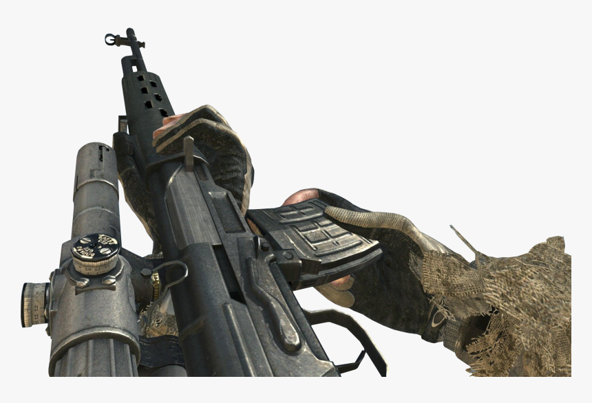 Dragunov Reloading Mw3 - Mw3 Dragunov, HD Png Download