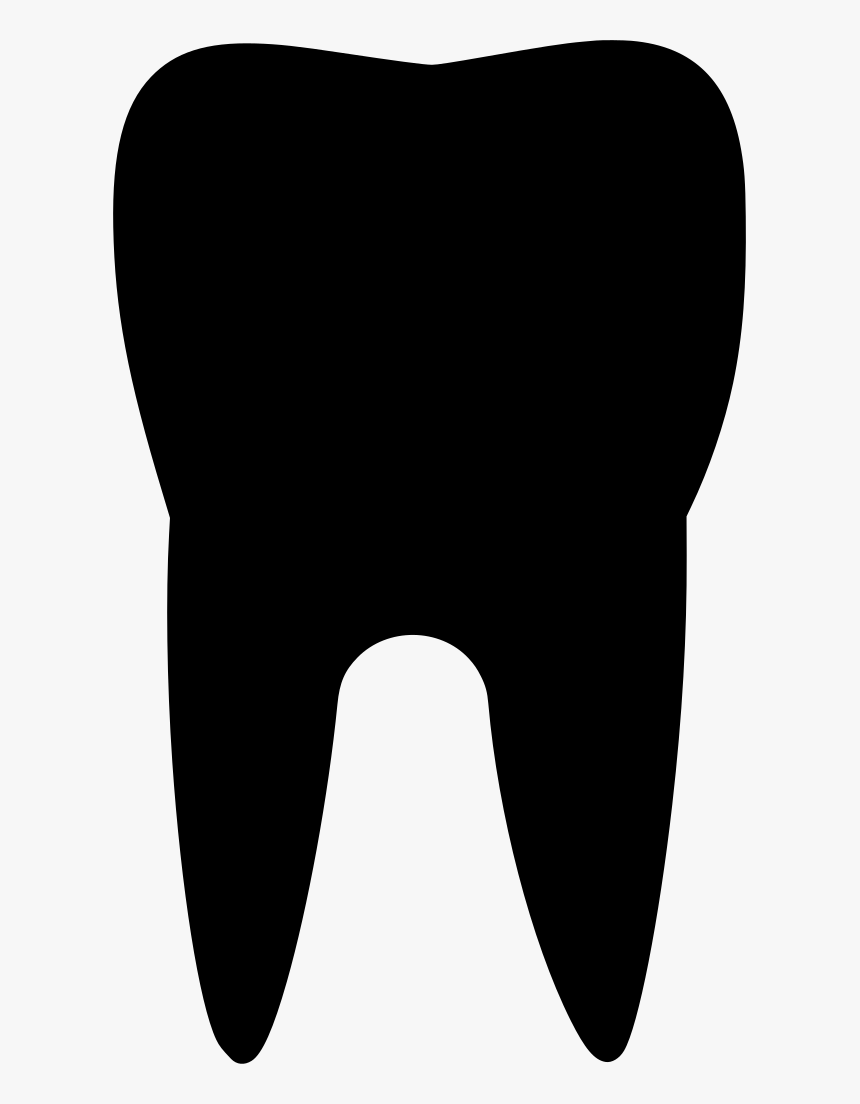Tooth Clipart Black, HD Png Download
