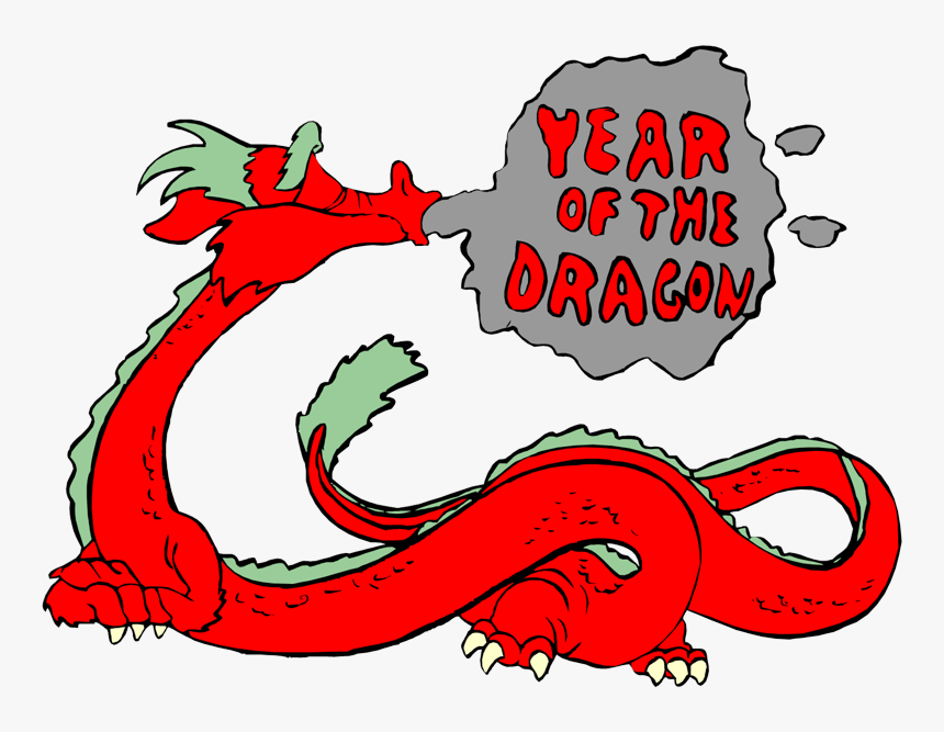 Transparent Asian Dragon Png - Chinese New Year Clip Art, Png Download
