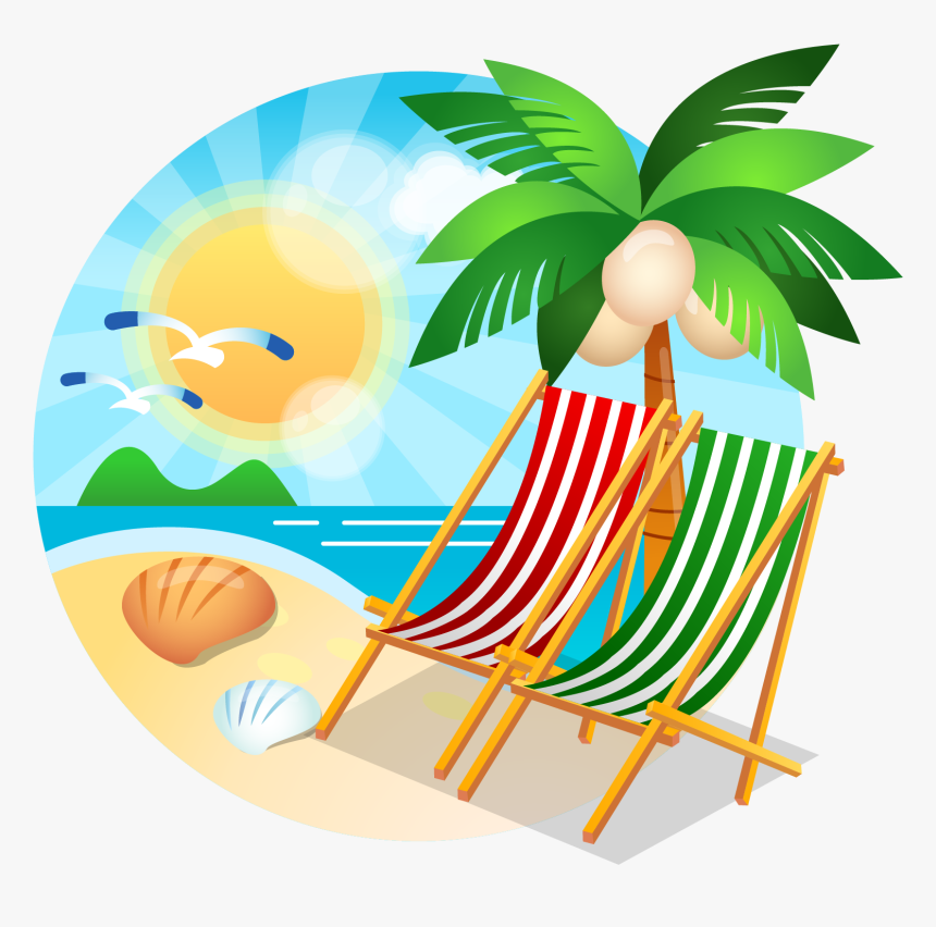 Beach Christmas No Background, HD Png Download