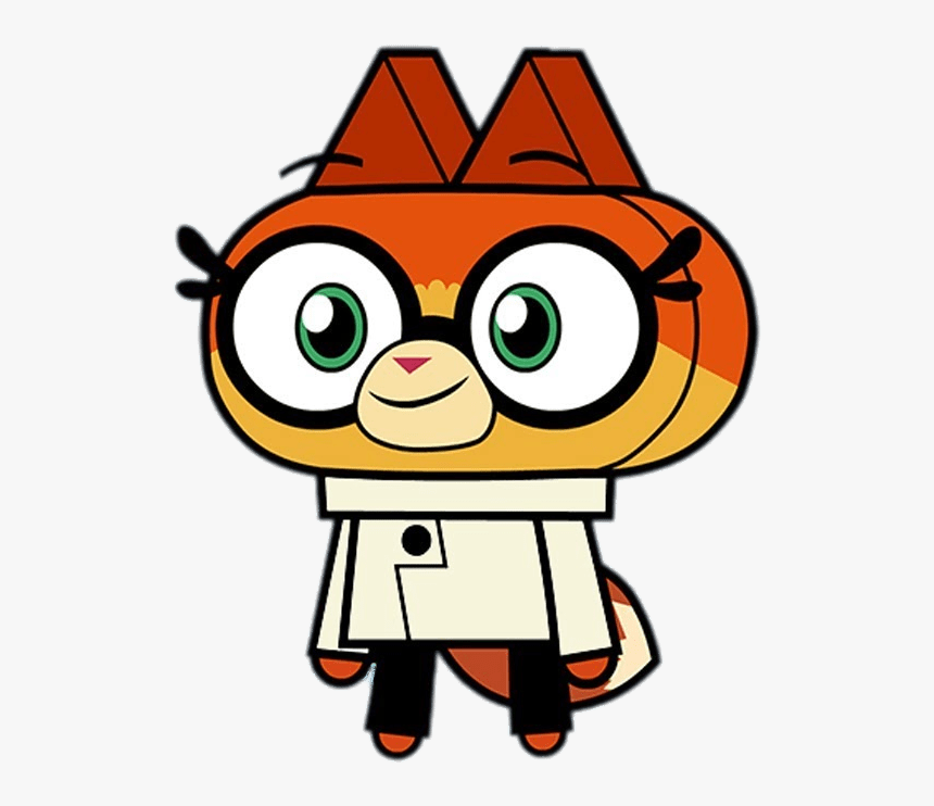 Unikitty Show Dr Fox Clipart , Png Download - Dr Fox Unikitty Puppycorn, Transparent Png