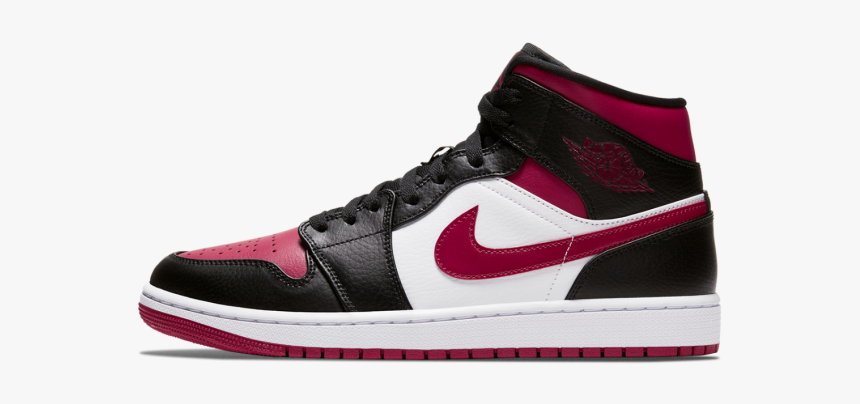 Jordan 1 Mid Bred Toe, HD Png Download