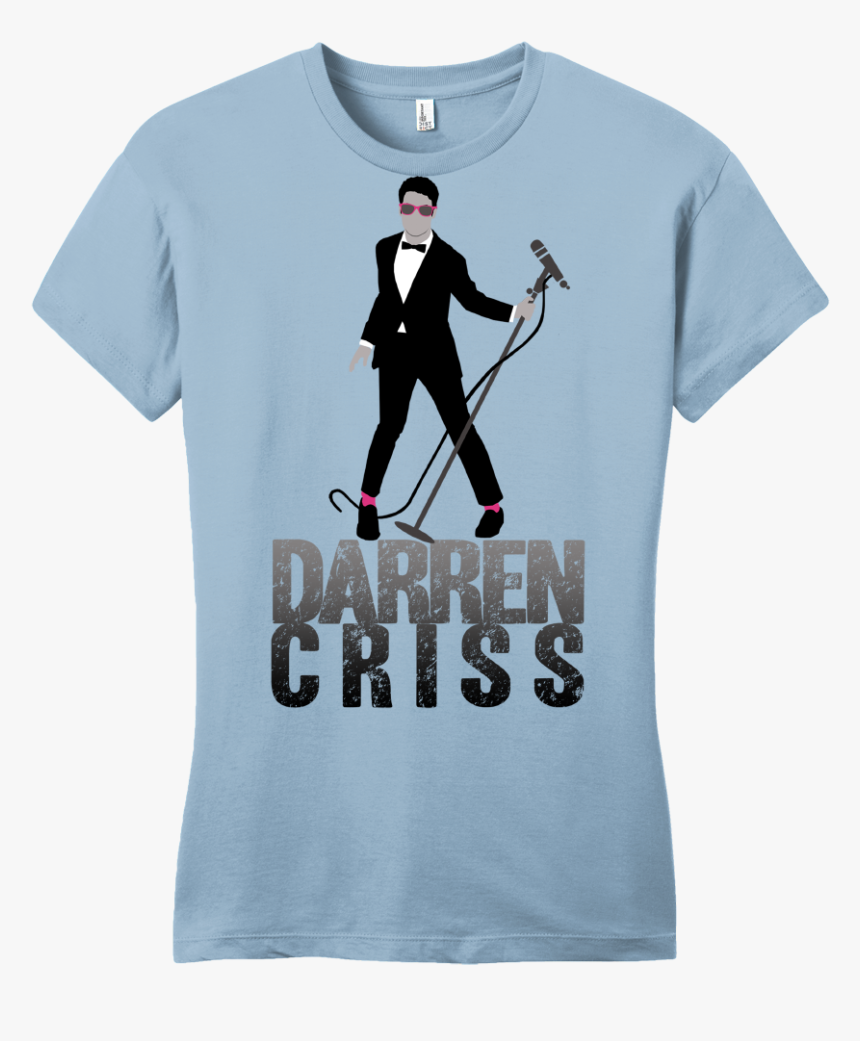 Girly Light Blue Darren Criss Tuxedo Pose T-shirt - Nordic Skiing, HD Png Download