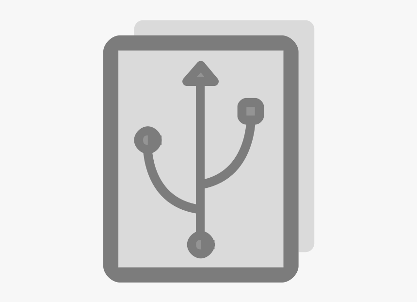 Usb Vector Icon - Usb Icon White Png, Transparent Png