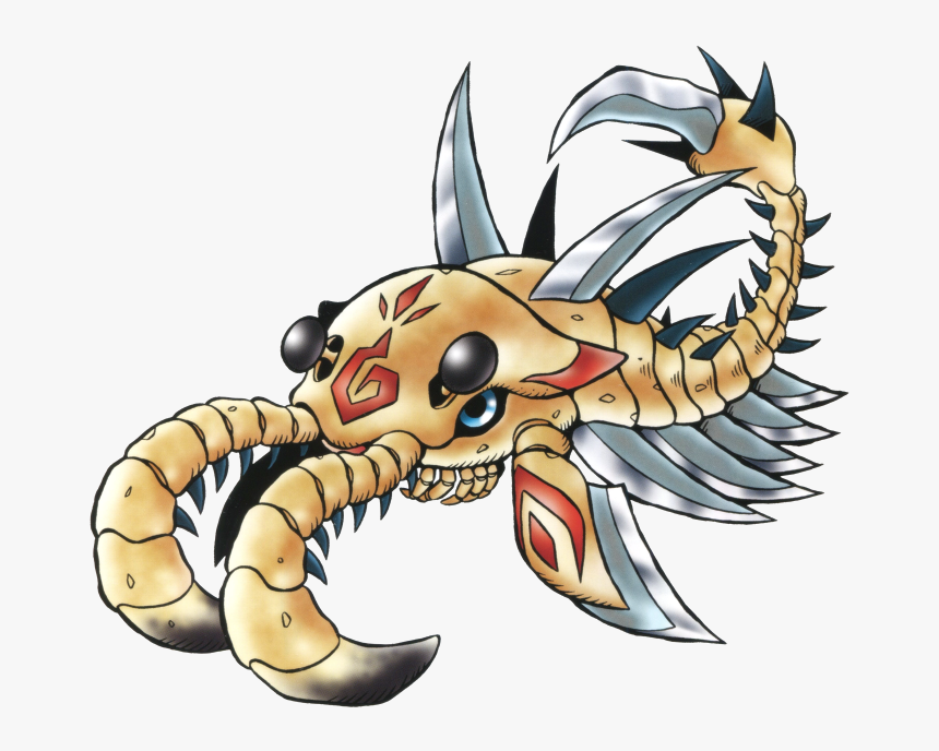 Villains Wiki - Digimon Scorpiomon, HD Png Download