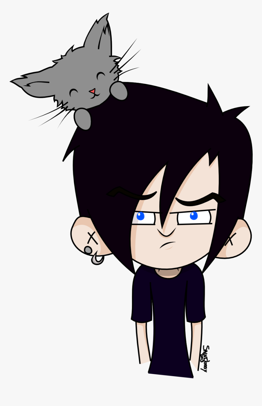 Emo Png - Caricatura Emos, Transparent Png
