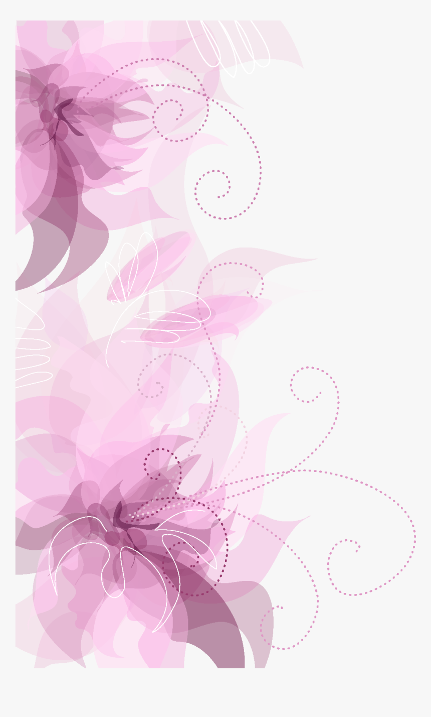 Pink Transparent Decorative - White Background With Border, HD Png Download