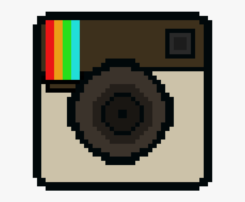 Instagram Logo Pixel, HD Png Download