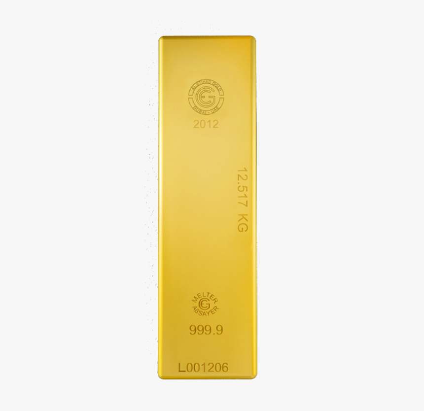 Gold Bar Png Image - Gold Metal Bar Transparent Background, Png Download