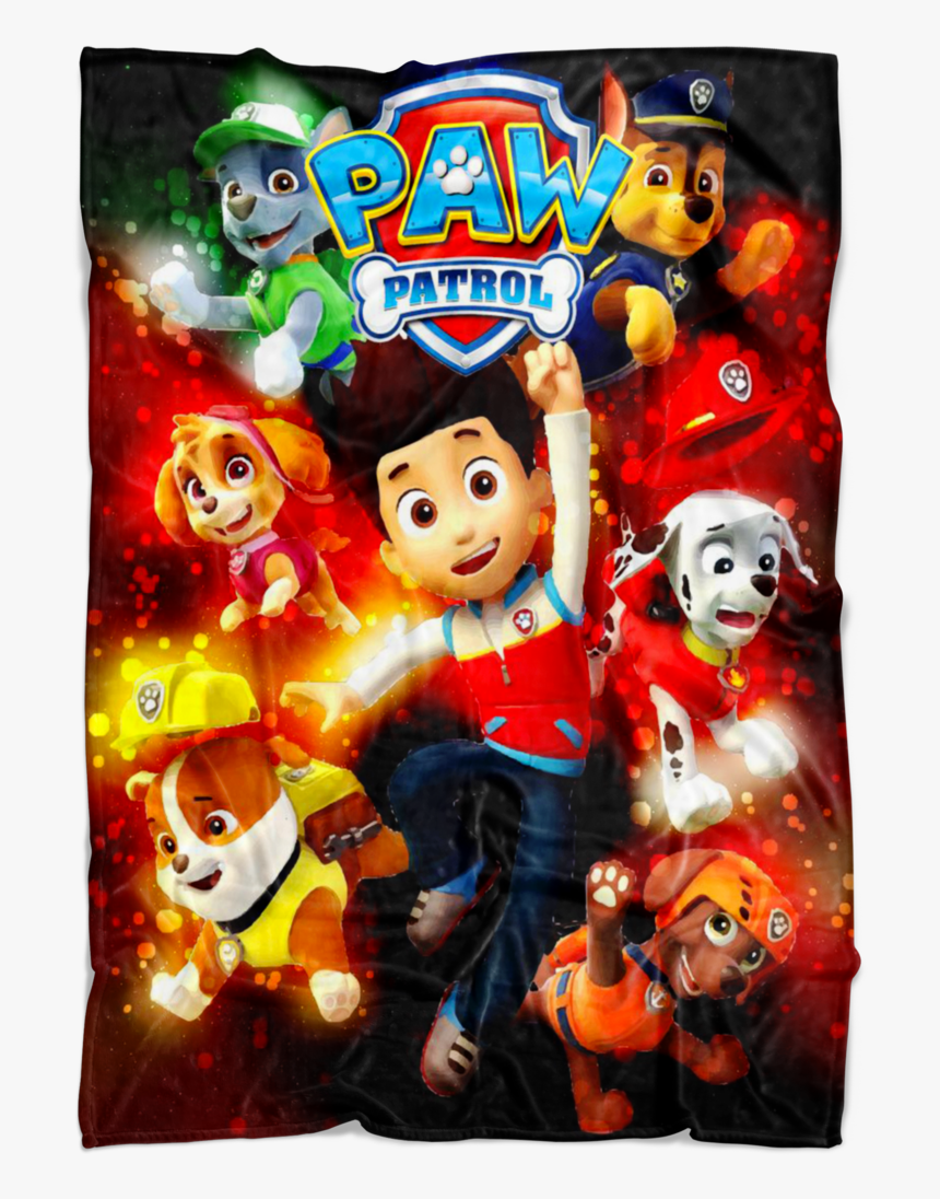 Paw Patrol Fleece Blanket Brightum Red Blanket - Lego, HD Png Download