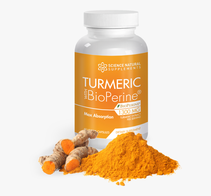 Turmeric Plant With Powder, HD Png Download