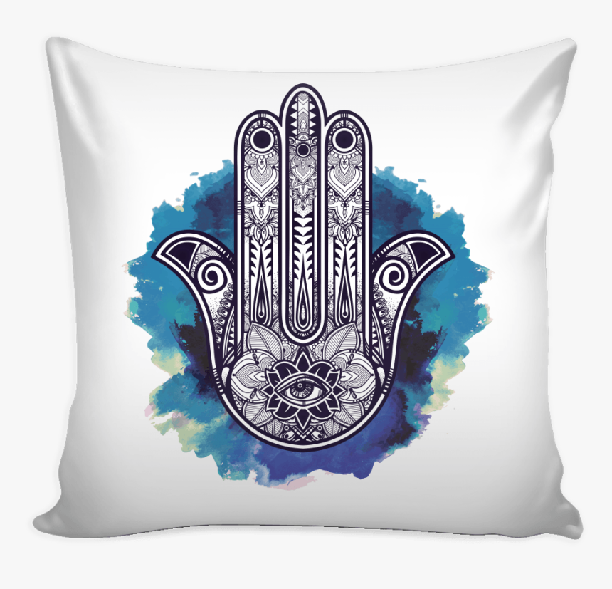 Ornate Hand Drawn Hamsa Pillow Cover - Regata Bata Plus Size, HD Png Download