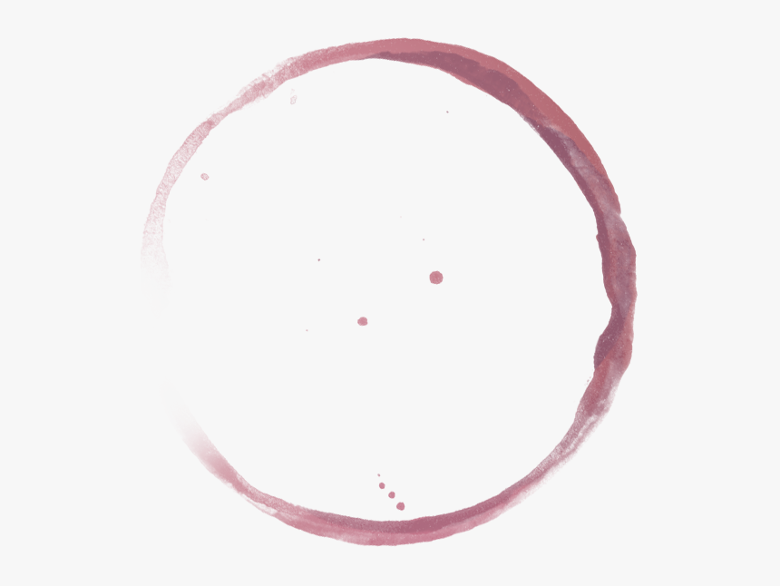 Wine Glass Stain Png - Circle, Transparent Png