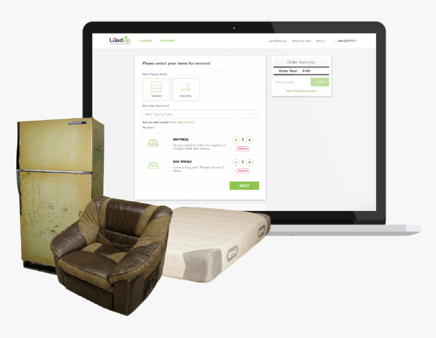 Upfront Junk Removal Pricing - Club Chair, HD Png Download