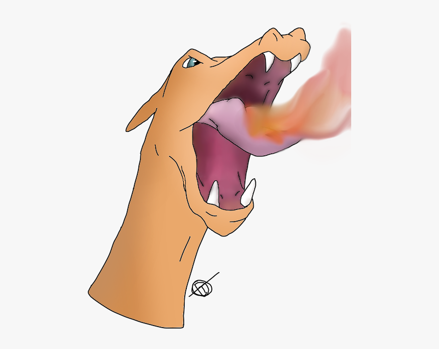 I M A Breath Of Fire - Dog Yawns, HD Png Download